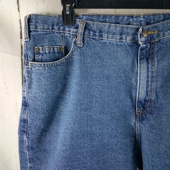 Full Blue Mens Size 42 Denim Blue Jean Shorts 42x9 - Picture 2 of 8